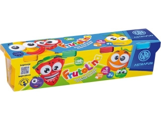 Masa plastyczna Frutolina Astra Fun 4 szt x 100 g  [opakowanie=4szt]