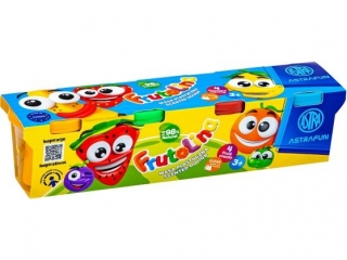 Masa plastyczna Frutolina Astra Fun 4 szt x 100 g  [opakowanie=4szt]
