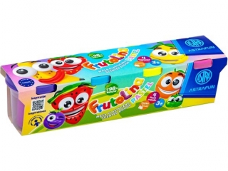 Masa plastyczna Pastel Frutolina Astra Fun 4 szt x 100 g  [opakowanie=4szt]