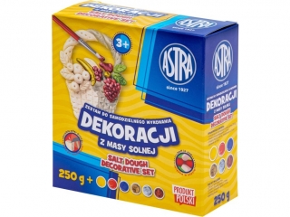Masa solna Astra zestaw 250g, 6 kol x 10 ml, pdzelek [opakowanie=4szt]