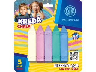 Kreda Jumbo kwadratowa Astra Fun 2x2x10, 5 cm 5 szt [opakowanie=12szt]