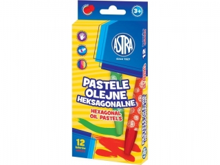 Pastele olejne heksagonalne ASTRA 12 kolorw   [opakowanie=12szt]