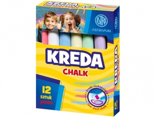 Kreda Tablicowa Astra Fun 12 szt [opakowanie=24szt]