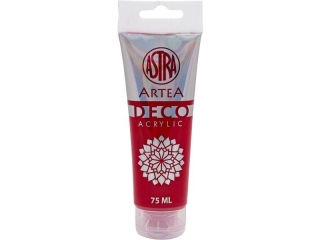 Farba akrylowa DECO ARTEA 75 ml tuba - Gboka czerwie   [opakowanie=5szt]
