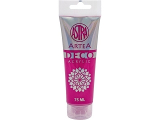 Farba akrylowa DECO ARTEA 75 ml tuba - Fuksja   [opakowanie=5szt]