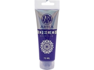 Farba akrylowa DECO ARTEA 75 ml tuba - Fioletowy jasny    [opakowanie=5szt]