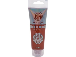 Farba akrylowa DECO ARTEA 75 ml tuba - Brzowy   [opakowanie=5szt]
