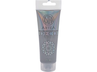 Farba akrylowa DECO ARTEA 75 ml tuba - Szary   [opakowanie=5szt]