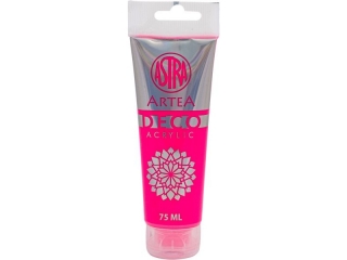 Farba akrylowa DECO ARTEA 75 ml tuba - Neonowy Rowy   [opakowanie=5szt]