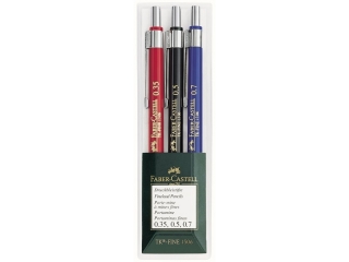 OŁÓWEK AUTOMATYCZNY TK-FINE 3 SZT. W ETU I PLASTIKOWYM FABER-CASTELL