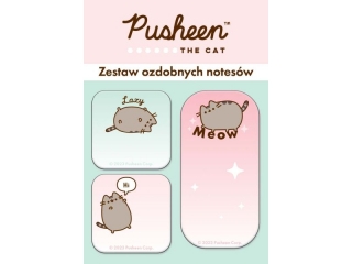 Zestaw 3 notesów ozdobnych 3 elementy PUSHEEN