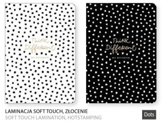 Notes Sketchxnote A5 bez zadruku 64k kremowy papier, "Dots" [opakowanie=4szt]