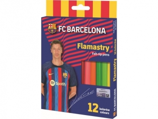 Flamastry okrge FC Barcelona - 12 kolorw [opakowanie=12szt]