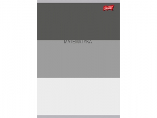 Zeszyt matematyka ze cig A5 60 kartek krata okadka laminowana 70 g/m2 COLOR STRIPES [opakowanie=10szt]