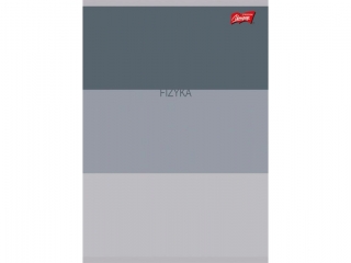 Zeszyt fizyka ze cig A5 60 kartek krata okadka laminowana 70 g/m2 COLOR STRIPES [opakowanie=10szt]