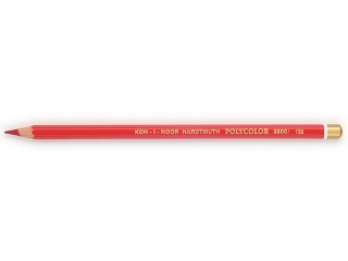 KIN KREDKA POLYCOLOR 3800 - 132 CARMINE RED (poprzedni nr 07) [opakowanie=12szt]