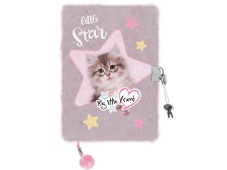 Pamitnik z kdk "wochacz" A5, 96k GREY CAT  MY LITTLE FRIEND