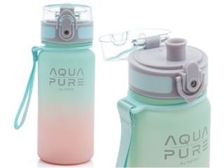 Bidon AQUA PURE by ASTRA 400 ml - pink/mint
