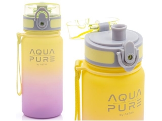 Bidon AQUA PURE by ASTRA 400 ml - yellow/lavender