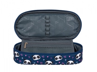 PI�RNIK SASZETKA USZTYWNIONA Z WEWN�TRZN� KLAPK� STRIGHT PC-01 LOVE PANDA mkmn