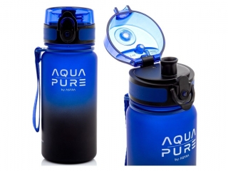 Bidon AQUA PURE by ASTRA 400 ml - blue/black