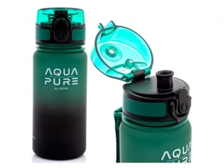 Bidon AQUA PURE by ASTRA 400 ml - green/black