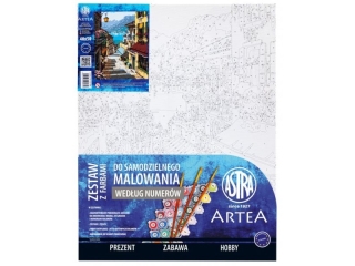Malowanie po numerach 40x50cm ASTRA ARTEA - Słoneczna riwiera