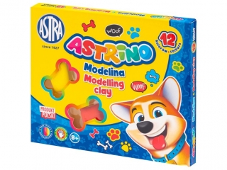 Modelina Astrino 12 kol x 11g [opakowanie=5szt]