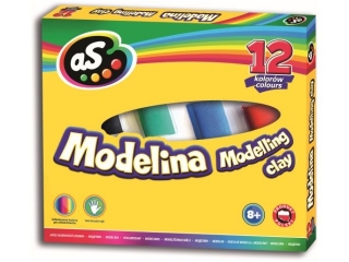Modelina AS 12 kol x 11g [opakowanie=5szt]