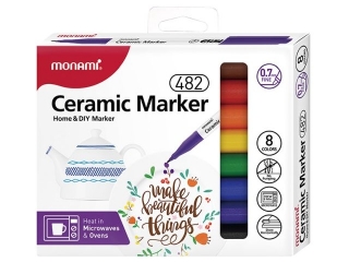 Markery do ceramiki Ceramic marker F 482 8 kol. MonAmi (2051069508)