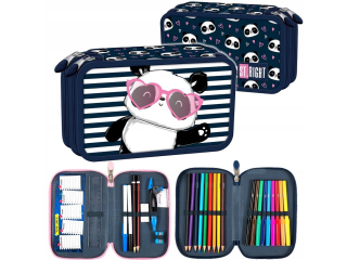 PIÓRNIK PODWÓJNY Z WYPOSAŻENIEM STRIGHT PC-04 LOVE PANDA mkmn