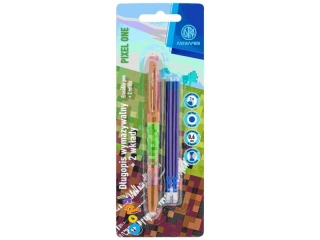 Dugopis wymazywalny 0, 6 mm ASTRAPEN Oops! Pixel One - 1+ 2 wkady niebieskie blister [opakowanie=12szt]