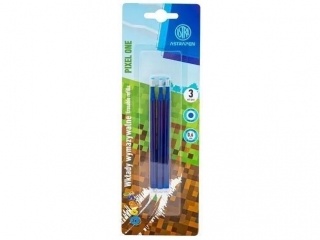 Wkady wymazywalne niebieskie 0, 6 mm ASTRAPEN Oops! PIXEL ONE - 3 szt. blister [opakowanie=24szt]