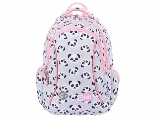 PLECAK 3-KOMOROWY STRIGHT BP-26 GREY PANDA mkmn