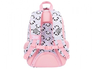 PLECAK 3-KOMOROWY STRIGHT BP-26 GREY PANDA mkmn