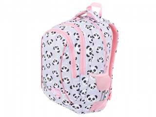 PLECAK 3-KOMOROWY STRIGHT BP-26 GREY PANDA mkmn
