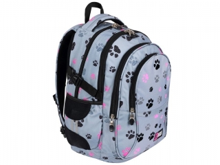 PLECAK 4-KOMOROWY STRIGHT BP-01 PAWS mkmn