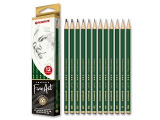 PENMATE ZESTAW OŁÓWKÓW FINE ART. 12 TWARDOŚCI 4H-8B
