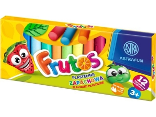 Plastelina zapachowa ASTRA FRUTOS - 12 kolorw [opakowanie=5szt]