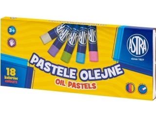 Pastele olejne ASTRA 18 kolorw [opakowanie=12szt]