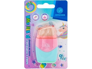 Temperwka i gumka 2w1 ASTRAKIDS Unicorn - 1 szt. blister [opakowanie=12szt]