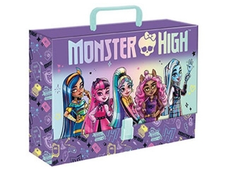 Teczka z rączką A4, XL 33 x 24, 8 x 9 cm MONSTER HIGH