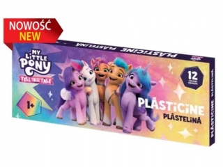 Plastelina szkolna My Little Pony - 12 kolorw [opakowanie=5szt]