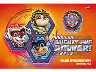 Blok rysunkowy A4 20 kartek okadka kredowana 80 g/m2 PSI PATROL [opakowanie=10szt]