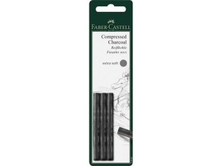 PITT WGIEL RYSUNKOWY EXTRA SOFT 3 SZT. BLISTER FABER-CASTELL [opakowanie=10szt]