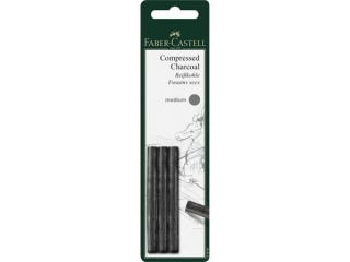 PITT MONOCHROME GRAFIT WGLOWY MEDIUM 3 SZT. BLISTER FABER-CASTELL [opakowanie=10szt]