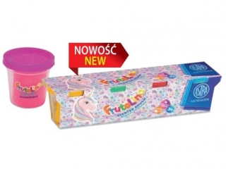 Masa plastyczna Jednoroec Frutolina ASTRAFUN 4 szt x 100 g  [opakowanie=12szt]