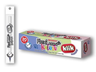 PENMATE WKAD DO DUGOPISU CIERALNEGO FLEXI ABRA KOLORI CLICK NIEBIESKI W OP. 20 SZT. [opakowanie=20szt]