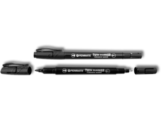 PENMATE MARKER DWUSTRONNY CZARNY [opakowanie=12szt]