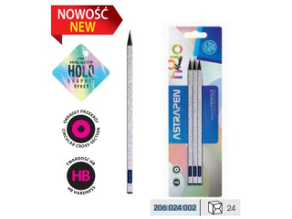 Owki z czarnego drewna ASTRAPEN HOLOmania - 3 szt. blister [opakowanie=24szt]